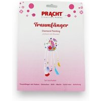 Diamond Painting Traumfänger Einhorn mit Blumen 15cm von Pracht Creatives Hobby GmbH