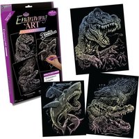 PRACHT Kratzbilder Raubtiere Hologramm 22x29cm 3 Stück von Pracht Creatives Hobby