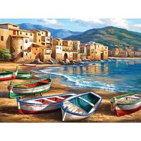 PRACHT Malen nach Zahlen Strand Rhodos 40x32,5cm von Pracht Creatives Hobby