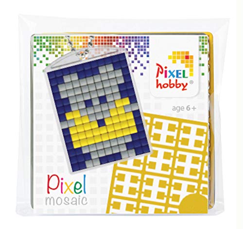 Pixel P23008 Mosaik Medaillon Maus, Schlüsselanhänger für Kinder zum Selbstgestalten, kinderleichtes Stecksystem, ohne Bügeln und Kleben, Steinchen aus Biokunststoff Pixel P23008 Mosaik Medaillon Maus, Schlüsselanhänger für Kinder zum Selbstgestalten, kinderleichtes Stecksystem, ohne Bügeln und Kleben, Steinchen aus Biokunststoff von Pracht Creatives Hobby