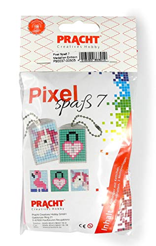 Pixel P90037-00505 Spaß Bastelset 7, zur Gestaltung von 2 Schlüsselanhängern für Kinder, kinderleichtes Stecksystem, ohne Bügeln und Kleben, Steinchen aus Biokunststoff Pixel P90037-00505 Spaß Bastelset 7, zur Gestaltung von 2 Schlüsselanhängern für Kinder, kinderleichtes Stecksystem, ohne Bügeln und Kleben, Steinchen aus Biokunststoff von Pracht Creatives Hobby