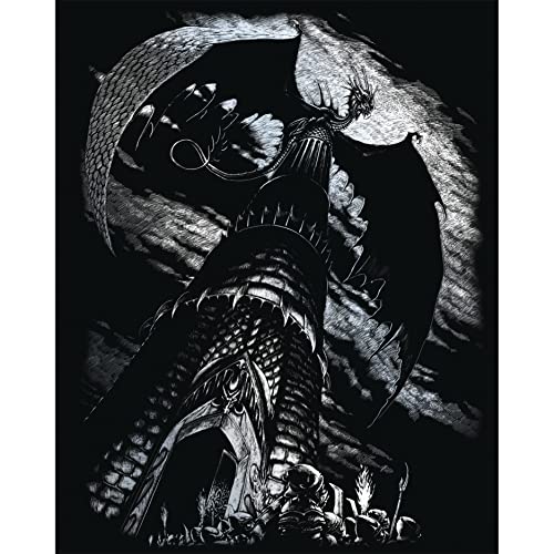 Royal & Langnickel - Kratzbild Drache, Silber, Kratzbilder für Kinder und Erwachsene, mit Kratzstift und Vorlage Royal & Langnickel - Kratzbild Drache, Silber, Kratzbilder für Kinder und Erwachsene, mit Kratzstift und Vorlage von Pracht Creatives Hobby