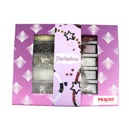 Pracht Creatives Hobby 4800-05051 - DIY Bastelset mit Glasperlen und Metallteilen in verschiedenen Designs, mit Zubehör, Perlen-Set zum Herstellen von Schmuck Pracht Creatives Hobby 4800-05051 - DIY Bastelset mit Glasperlen und Metallteilen in verschiedenen Designs, mit Zubehör, Perlen-Set zum Herstellen von Schmuck von Pracht Creatives Hobby