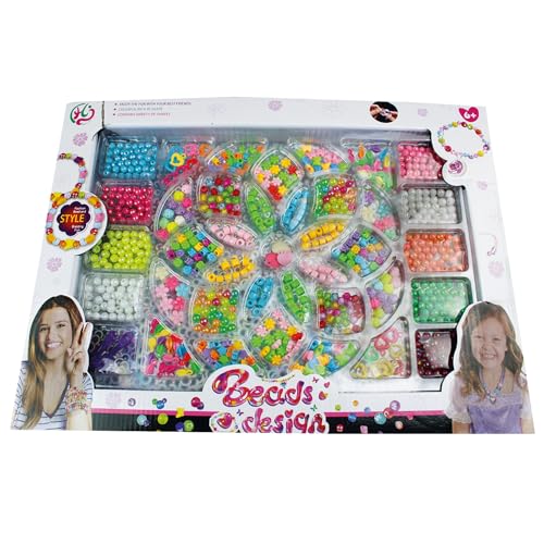 Pracht Creatives Hobby 4805-47101 - DIY Bastelset Kunststoffperlen in verschiedenen Designs und Farben, mit Zubehör, Perlen-Set zum Herstellen von Schmuck Pracht Creatives Hobby 4805-47101 - DIY Bastelset Kunststoffperlen in verschiedenen Designs und Farben, mit Zubehör, Perlen-Set zum Herstellen von Schmuck von Pracht Creatives Hobby