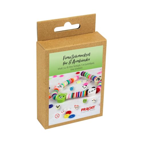 Pracht Creatives Hobby 5885-00011 - Schmuckset Fimoperlen, Tiere, Bastelset für 8 Armbänder Pracht Creatives Hobby 5885-00011 - Schmuckset Fimoperlen, Tiere, Bastelset für 8 Armbänder von Pracht Creatives Hobby
