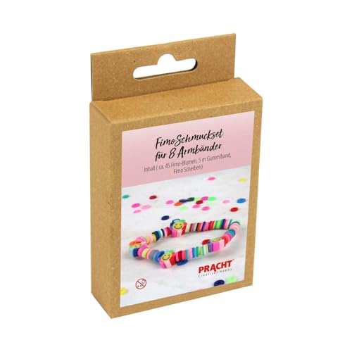 Pracht Creatives Hobby 5885-00021 - Schmuckset Fimoperlen, Blüte, Bastelset für 8 Armbänder Pracht Creatives Hobby 5885-00021 - Schmuckset Fimoperlen, Blüte, Bastelset für 8 Armbänder von Pracht Creatives Hobby