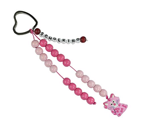 Pracht Creatives Hobby 5935-12151 Rechenkette zum Selbstgestalten, mit Schlüsselanhänger, Schulkind rosa-pink, Bastelset mit 20 Rechenperlen, als Geschenk zur Einschulung Pracht Creatives Hobby 5935-12151 Rechenkette zum Selbstgestalten, mit Schlüsselanhänger, Schulkind rosa-pink, Bastelset mit 20 Rechenperlen, als Geschenk zur Einschulung von Pracht Creatives Hobby