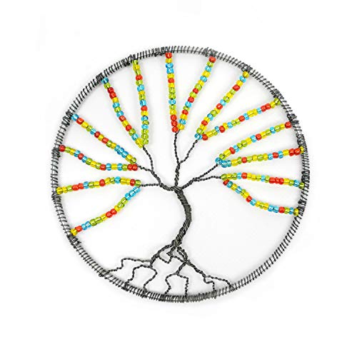 Pracht Creatives Hobby 5951-15245 Bastelset Lebensbaum in bunt, Kreativset zum Erstellen von einem Lebensbaum aus Draht und Rocailles, Größe ca. 15 cm Pracht Creatives Hobby 5951-15245 Bastelset Lebensbaum in bunt, Kreativset zum Erstellen von einem Lebensbaum aus Draht und Rocailles, Größe ca. 15 cm von Pracht Creatives Hobby