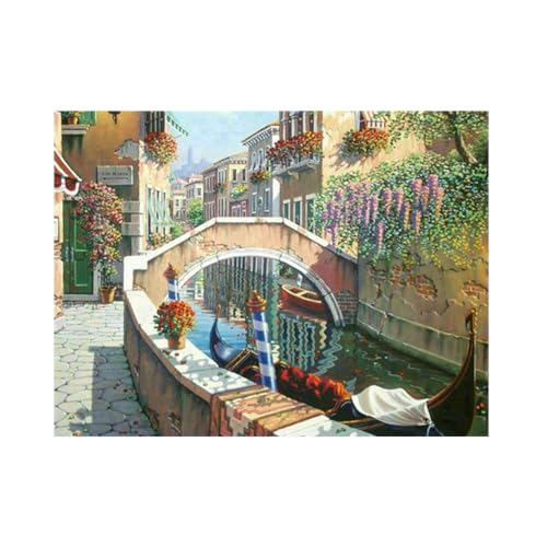 Diamond Painting Set, Bild mit Motiv Venedig und Zubehör, Bastelset zum Malen mit Glitzersteinchen, für Kinder ab 5 Jahren Diamond Painting Set, Bild mit Motiv Venedig und Zubehör, Bastelset zum Malen mit Glitzersteinchen, für Kinder ab 5 Jahren von Pracht Creatives Hobby