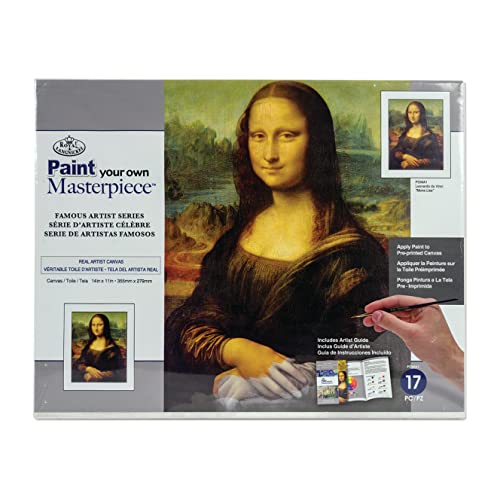 Royal & Langnickel - Malen nach Zahlen Masterpiece Mona Lisa, enthält Leinwand, Farben und Pinsel, für Erwachsene und Kinder ab 8 Jahren Royal & Langnickel - Malen nach Zahlen Masterpiece Mona Lisa, enthält Leinwand, Farben und Pinsel, für Erwachsene und Kinder ab 8 Jahren von Pracht Creatives Hobby