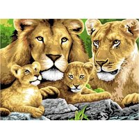 PRACHT Malen nach Zahlen Junior Löwenfamilie PRACHT Malen nach Zahlen Junior Löwenfamilie von Pracht Creatives