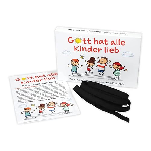 Praisent Gummitwist Gummihops Gott hat alle Kinder lieb mit Anleitung als kleines Geschenk für Kinder Praisent Gummitwist Gummihops Gott hat alle Kinder lieb mit Anleitung als kleines Geschenk für Kinder von Praisent