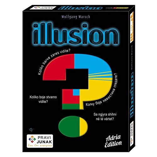 Pravi Junak Illusion Adria Edition Card Game - Engaging Visual Perception Game for Family Fun - Unique Card Games for Ages 8 and Up, 15 min, 2-5 Players, Multilingual Rules Included Pravi Junak Illusion Adria Edition Card Game - Engaging Visual Perception Game for Family Fun - Unique Card Games for Ages 8 and Up, 15 min, 2-5 Players, Multilingual Rules Included von Pravi Junak