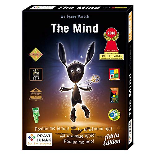 Pravi Junak The Mind Adria Edition - Fun Exciting Unique Cooperative Card Game for Quality Family Time - Challenging and Fun - 20 min, Ages 8+, 2-4 Players, 120 Cards von Pravi Junak
