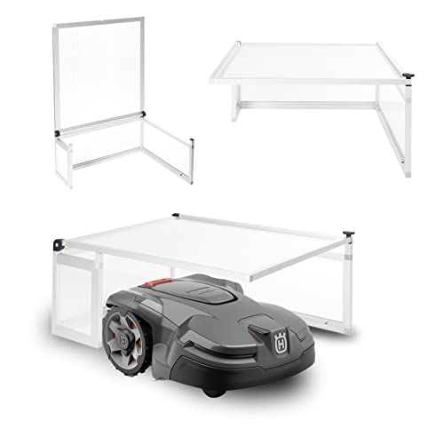 PreGaRo MÄHROBOTER & GARAGEN Carport Schutz vor Regen Rasenroboter Garagendach Mährobotergarage Premium Metall (PG1000) von PreGaRo MÄHROBOTER & GARAGEN