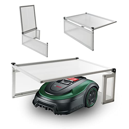 PreGaRo MÄHROBOTER & GARAGEN Carport Schutz vor Regen Rasenroboter Garagendach Mährobotergarage Premium Metall (PG357) von PreGaRo MÄHROBOTER & GARAGEN