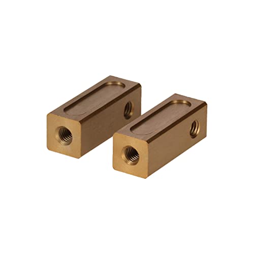 PrecisionGeek – Ersatz für Tamiya 53596 Aluminium-Servostreben (kurz) (TA03/TA04/TB01/TNS/TG10), Aluminium, (2 Stück) (Gold) von PrecisionGeek