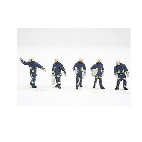 Preiser 1/87 th – pr10484 – Modelleisenbahnen – Feuerwehr Ankunft auf die Aktion von Preiser