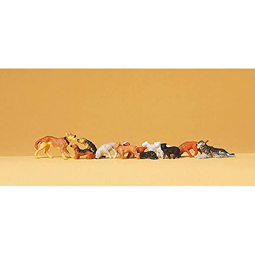 Preiser 1/87 th – pr14165 – Modelleisenbahnen – Hunde und Katzen von Preiser
