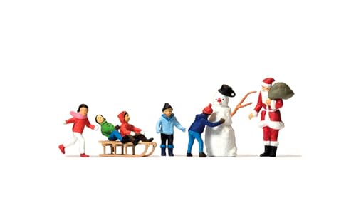 Preiser 10626 H0 Weihnachtsmann mit Kindern und Schneemann Preiser 10626 H0 Weihnachtsmann mit Kindern und Schneemann von Preiser