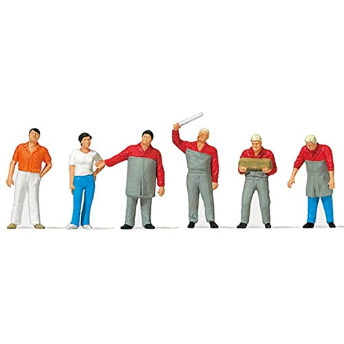 Merten 0272558 Car Mechanics (6) Figure Set von Preiser