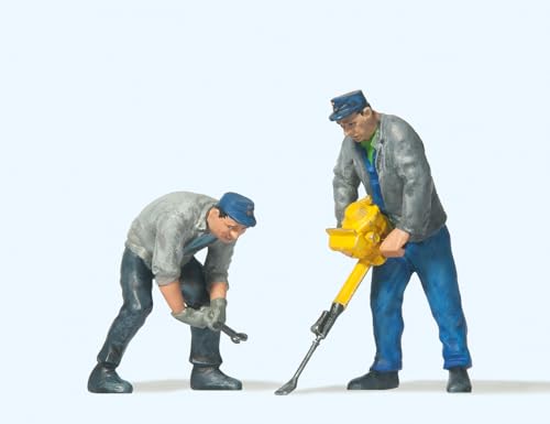 Preiser 1/22,50 TH – pr45019 – Modelleisenbahnen – 2 Arbeiter-Weg + spezielle Werkzeuge Preiser 1/22,50 TH – pr45019 – Modelleisenbahnen – 2 Arbeiter-Weg + spezielle Werkzeuge von Preiser