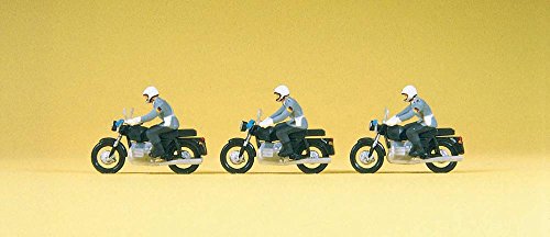Preiser 1/87 Ème - PR16833 – Modelleisenbahn – Polizei Militär montiert von Preiser