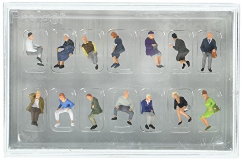 Preiser 1/87 th – pr10524 – Modelleisenbahnen – Reisende sitzend 12 Figuren Preiser 1/87 th – pr10524 – Modelleisenbahnen – Reisende sitzend 12 Figuren von Preiser