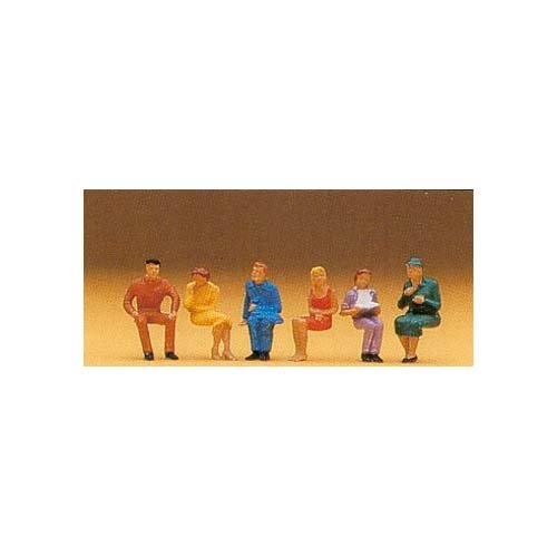 Preiser 1/87 th – pr14095 – Modelleisenbahnen – Figuren sitzend von Preiser