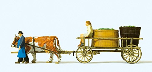 Preiser 1/87 th – pr30397 – Modelleisenbahnen – Chariot mit Fässer Wein – Modell montiert Preiser 1/87 th – pr30397 – Modelleisenbahnen – Chariot mit Fässer Wein – Modell montiert von Preiser