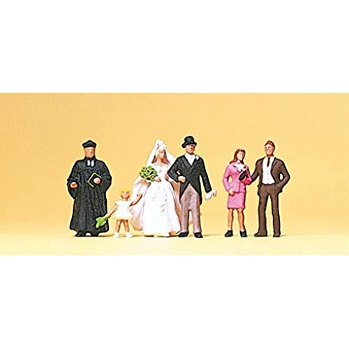 Preiser 10057 Brautpaar, evangelischer Geistlicher Spur H0 1:87 von Preiser