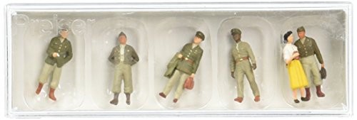 Preiser 10594 US-Soldaten, Fünfziger Jahre, H0 1:87 von Preiser