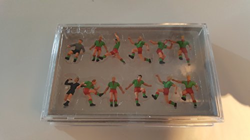 Preiser 10757 Fussballmannschaft Spur 1:87 Rote Hose und Trikot grün Preiser 10757 Fussballmannschaft Spur 1:87 Rote Hose und Trikot grün von Preiser