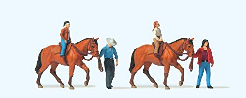 Preiser 10794 Horse Riding Lessons (6) Exclusive Figure Set von Preiser