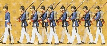 Preiser 12186 Preußische Infanterie in Paradeuniform um 1910 von Preiser