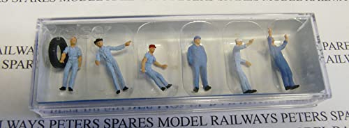 Preiser 14130 Mechaniker 6 Figuren H0 von Preiser