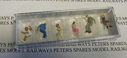 Preiser 14138 Sitzende Paare 5 Figuren Spur H0 1/87 von Preiser