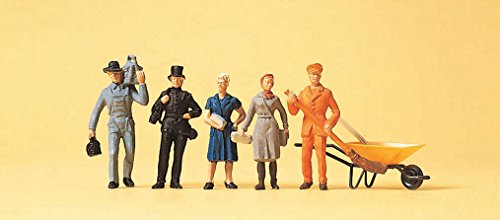 Preiser 14149 - Verschiedene Berufe Figuren, H0, 5-er Set Preiser 14149 - Verschiedene Berufe Figuren, H0, 5-er Set von Preiser