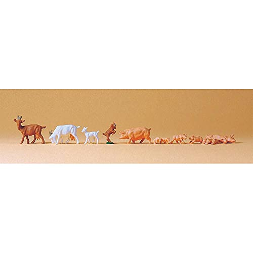 Preiser 14162 Ziegen und Schweine 10 Figuren Spur H0 1/87 Preiser 14162 Ziegen und Schweine 10 Figuren Spur H0 1/87 von Preiser