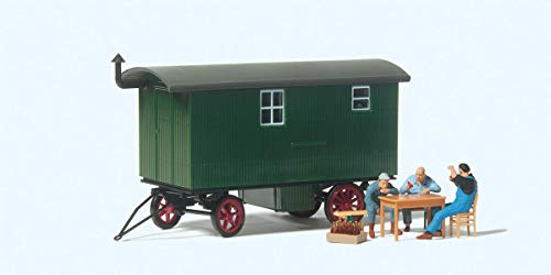 Preiser 33263 Construction Workers on a Break Trailer Scene von Preiser