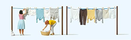 Preiser 44936 Women Hanging Laundry (2) Figure Set von Preiser