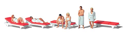 Preiser H0 10801 Figuren-Set Saunagänger 1:87 von Preiser