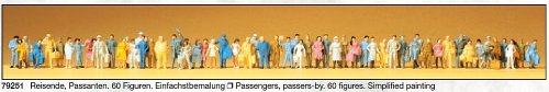 Preiser N 79251 - Reisende, Passanten. 60 Figuren Preiser N 79251 - Reisende, Passanten. 60 Figuren von Preiser