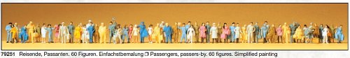 Preiser N 79251 - Reisende, Passanten. 60 Figuren von Preiser