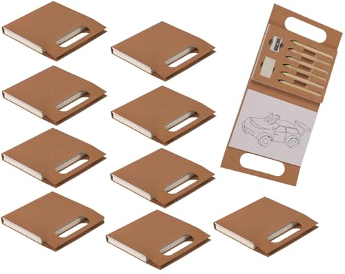 Preiswert&Gut 10 Malsets inklusive 30 Ausmalblätter, 6 Buntstifte und robuster Papptasche – ideales Mitgebsel für Kindergeburtstagsfeiern und originelle Geschenke für Mädchen und Jungen! Preiswert&Gut 10 Malsets inklusive 30 Ausmalblätter, 6 Buntstifte und robuster Papptasche – ideales Mitgebsel für Kindergeburtstagsfeiern und originelle Geschenke für Mädchen und Jungen! von Preiswert&Gut