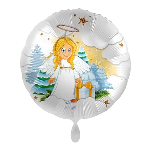 1 Folienballon Engel Christkind Weihnachten, ungefüllt, ca. 43cm von Premioloon