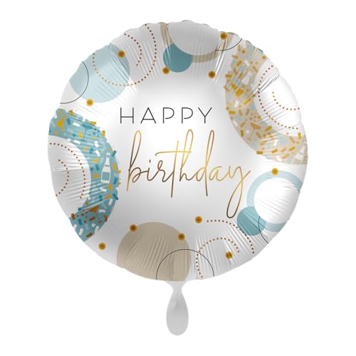 Folienballon * HAPPY BIRTHDAY - GOLDEN BLUE * als Deko und Geschenk zum Geburtstag | Größe: 43cm | Partydeko Luftballon Ballon Happy Herzlichen Glückwunsch Männer Folienballon * HAPPY BIRTHDAY - GOLDEN BLUE * als Deko und Geschenk zum Geburtstag | Größe: 43cm | Partydeko Luftballon Ballon Happy Herzlichen Glückwunsch Männer von Premioloon