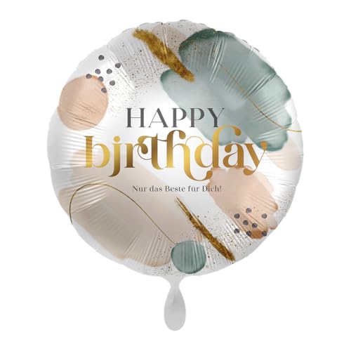 Folienballon * HAPPY BIRTHDAY - NUR DAS BESTE FÜR DICH * als Deko und Geschenk zum Geburtstag | Größe: 43cm | Partydeko Luftballon Ballon Herzlichen Glückwunsch Folienballon * HAPPY BIRTHDAY - NUR DAS BESTE FÜR DICH * als Deko und Geschenk zum Geburtstag | Größe: 43cm | Partydeko Luftballon Ballon Herzlichen Glückwunsch von Premioloon