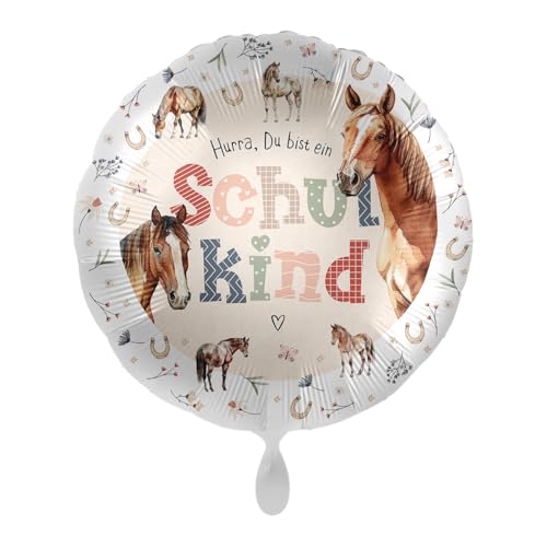 Folienballon * Hurra, Du bist ein Schulkind * als Deko und Geschenk zum Schulanfang und Einschulung | Größe: 43cm | Partydeko Luftballon Ballon Kinder Schule Schulstart ABC Folienballon * Hurra, Du bist ein Schulkind * als Deko und Geschenk zum Schulanfang und Einschulung | Größe: 43cm | Partydeko Luftballon Ballon Kinder Schule Schulstart ABC von Premioloon