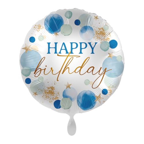 Folienballon * LUCKY BLUE BIRTHDAY * als Deko und Geschenk zum Geburtstag | Größe: 43cm | Partydeko Luftballon Ballon Happy Herzlichen Glückwunsch Männer Folienballon * LUCKY BLUE BIRTHDAY * als Deko und Geschenk zum Geburtstag | Größe: 43cm | Partydeko Luftballon Ballon Happy Herzlichen Glückwunsch Männer von Premioloon